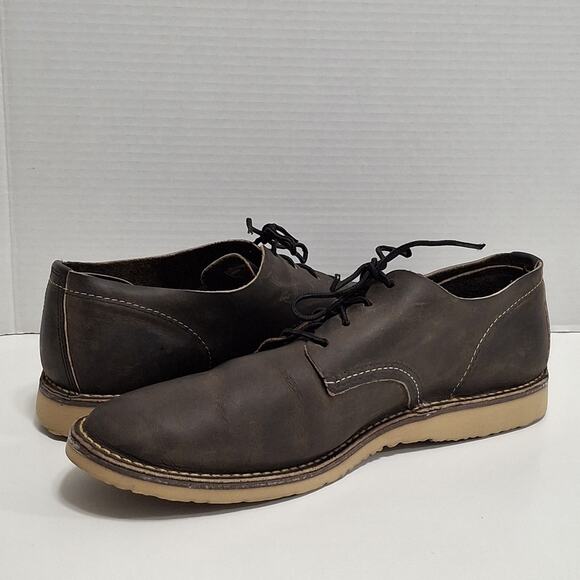 Red Wing 3301 Weekender Oxford Black Leather US Size Mens 12 D main image 10